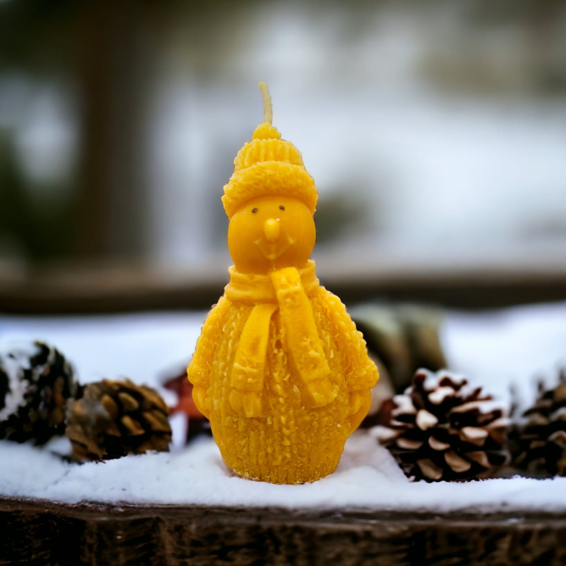 Snowman Candle-Donagh Bees