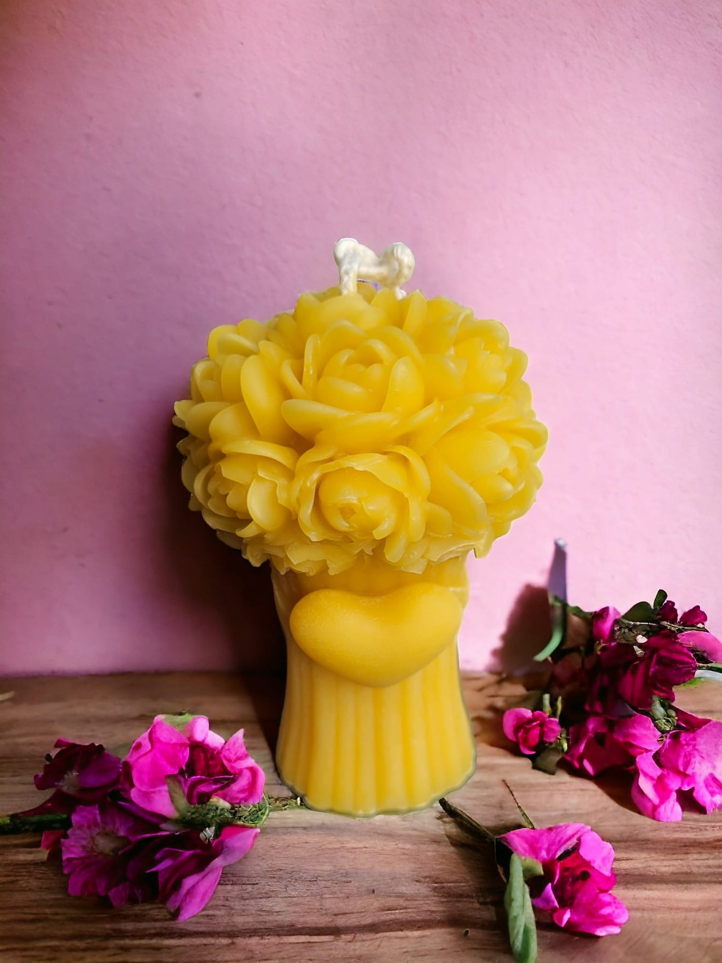 Love Bouquet Flower Candle-Donagh Bees