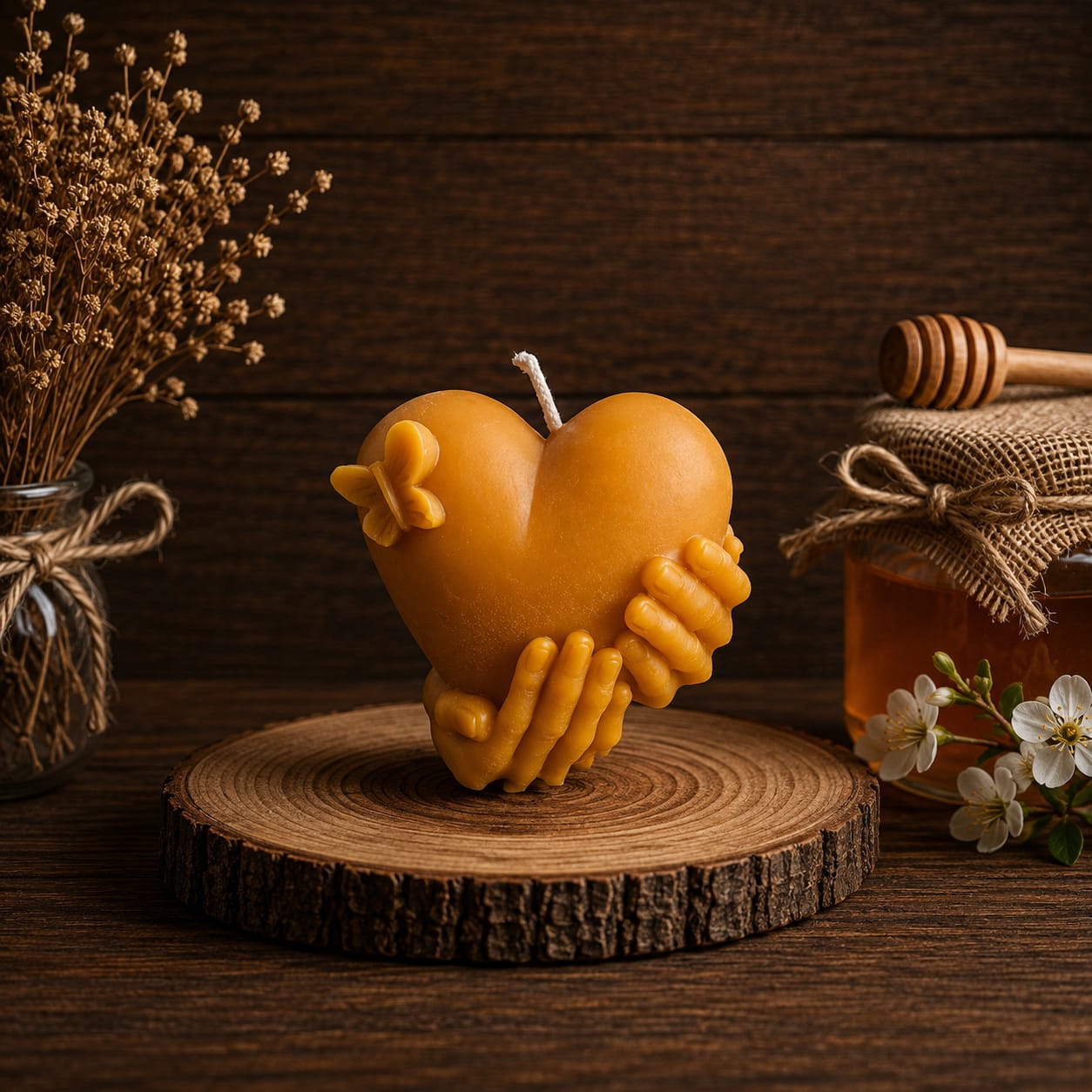 Butterfly Love Candle