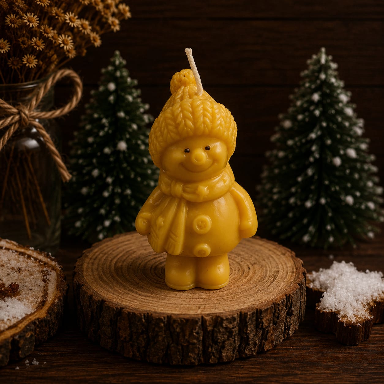 Snowman Candle 2