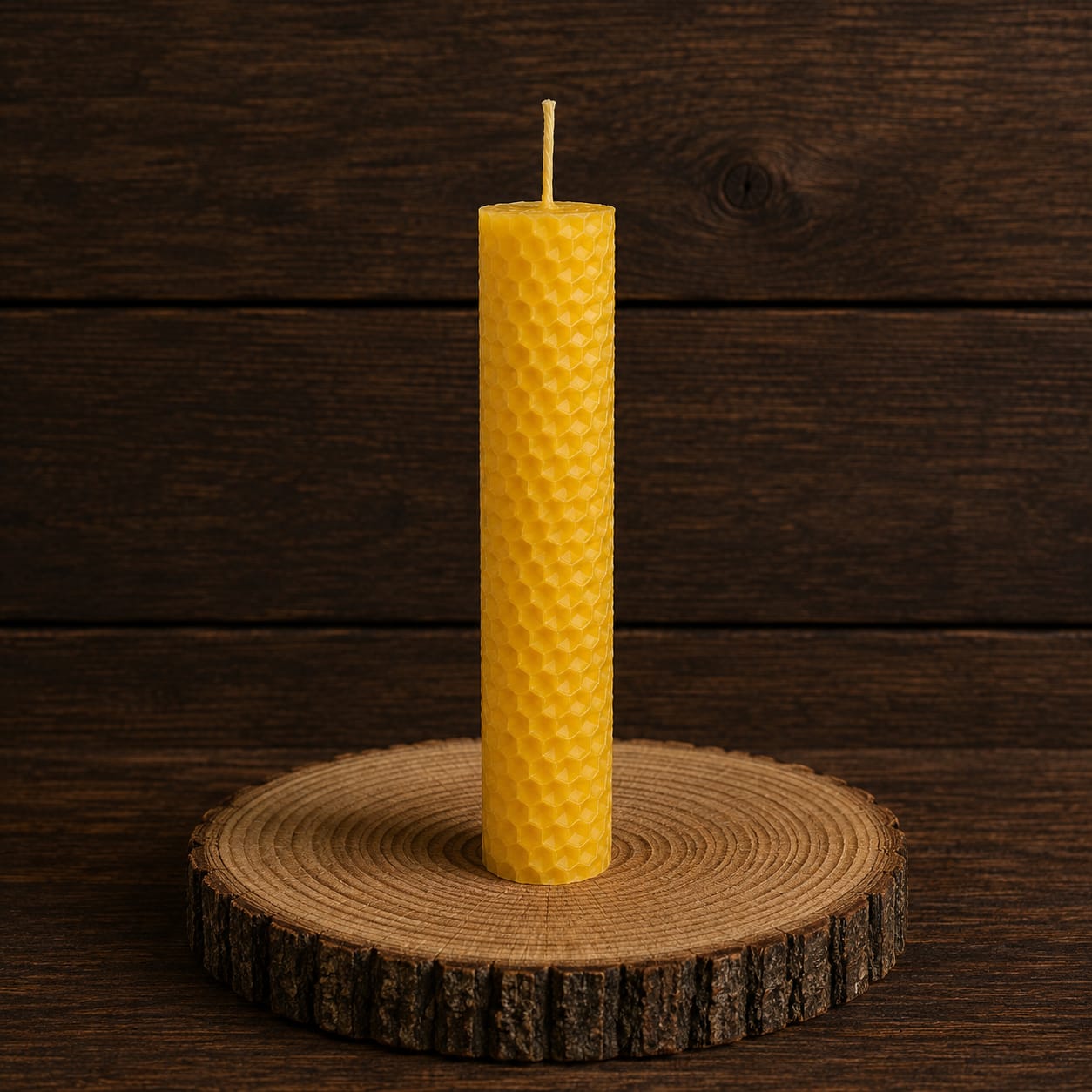 Rolled Beeswax Candle