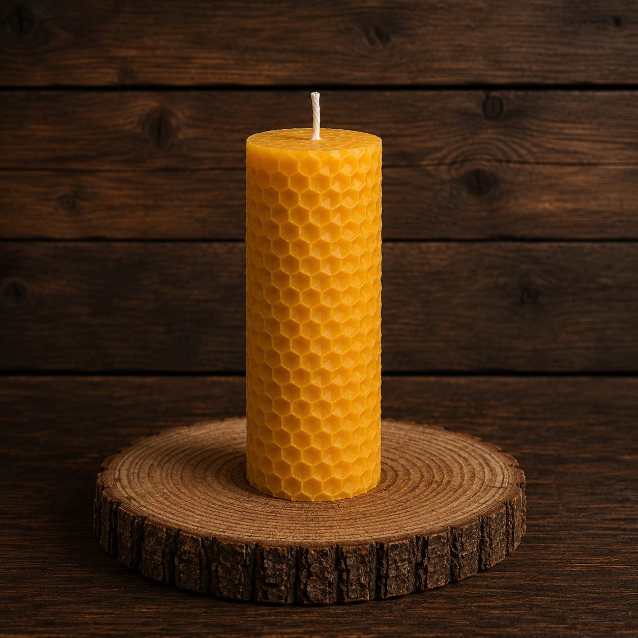Rolled Beeswax Candle