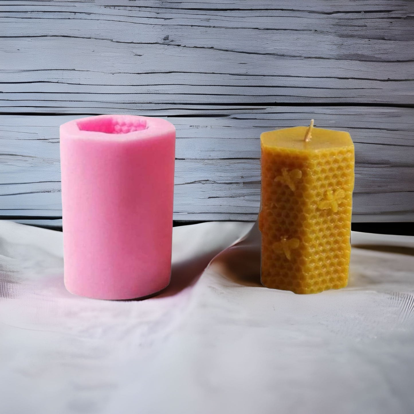 3D Bees Honeycomb Candle Mold-Donagh Bees