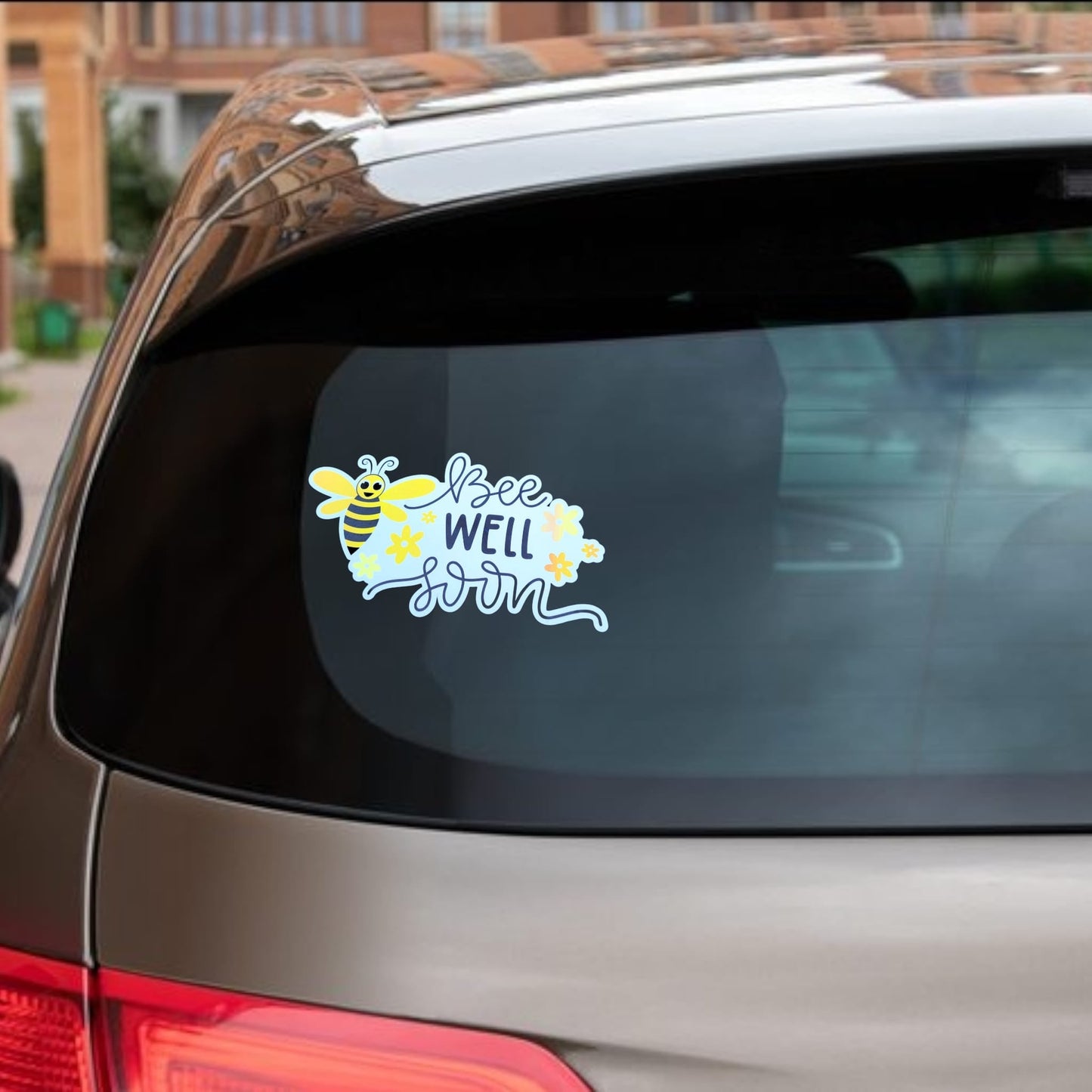 Bee Well Car Sticker-Donagh Bees