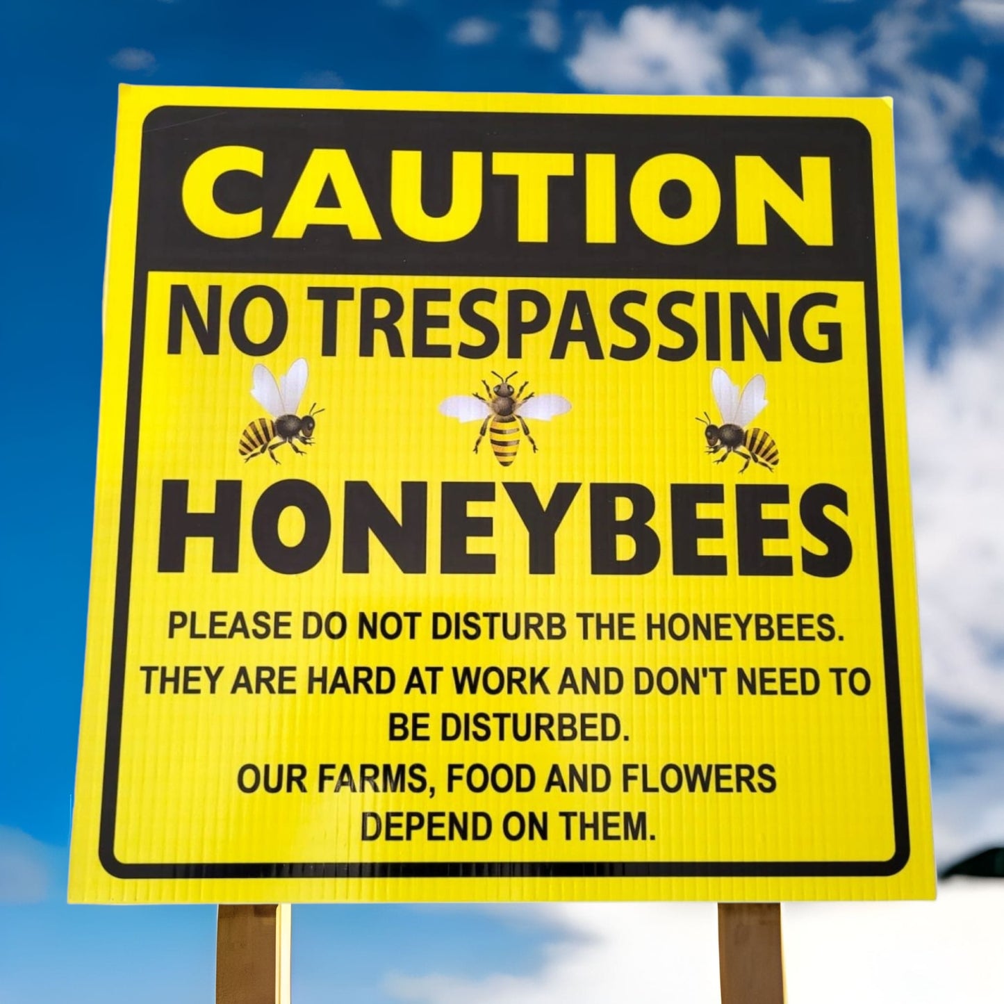 Beekeeping Safety Sign-Donagh Bees
