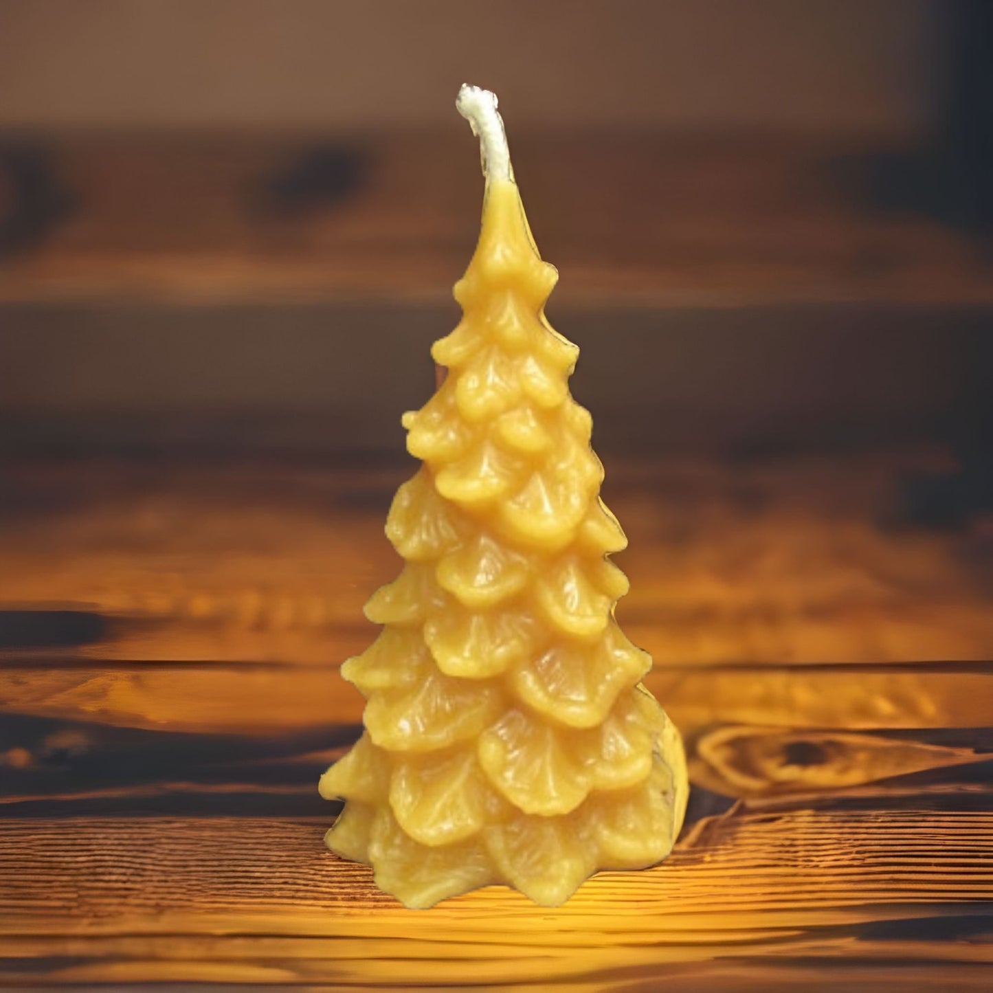 Beeswax Christmas Tree Candle-Donagh Bees