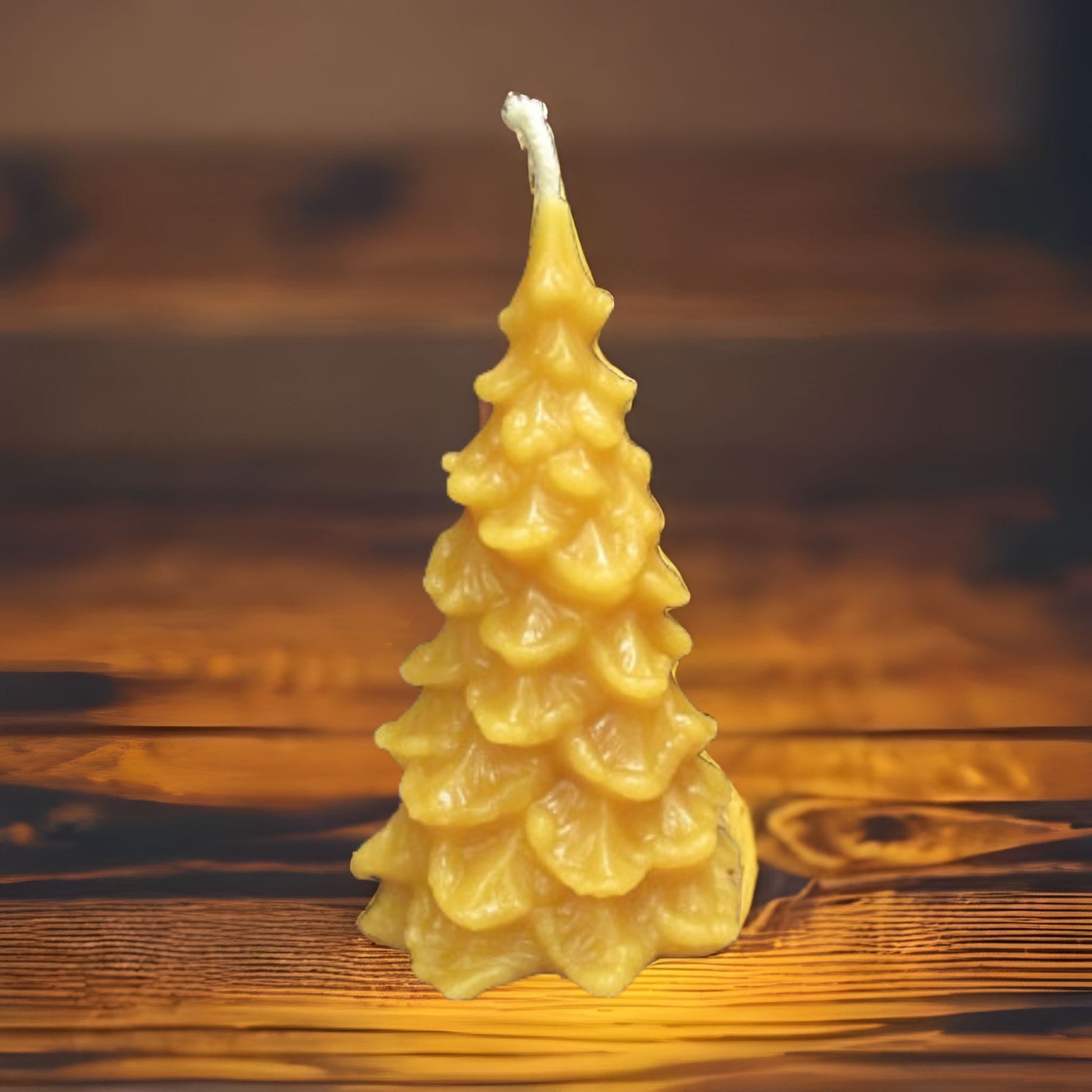 Beeswax Christmas Tree Candle-Donagh Bees