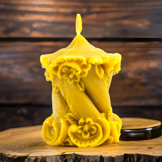 Decorated Rose Candle-Donagh Bees