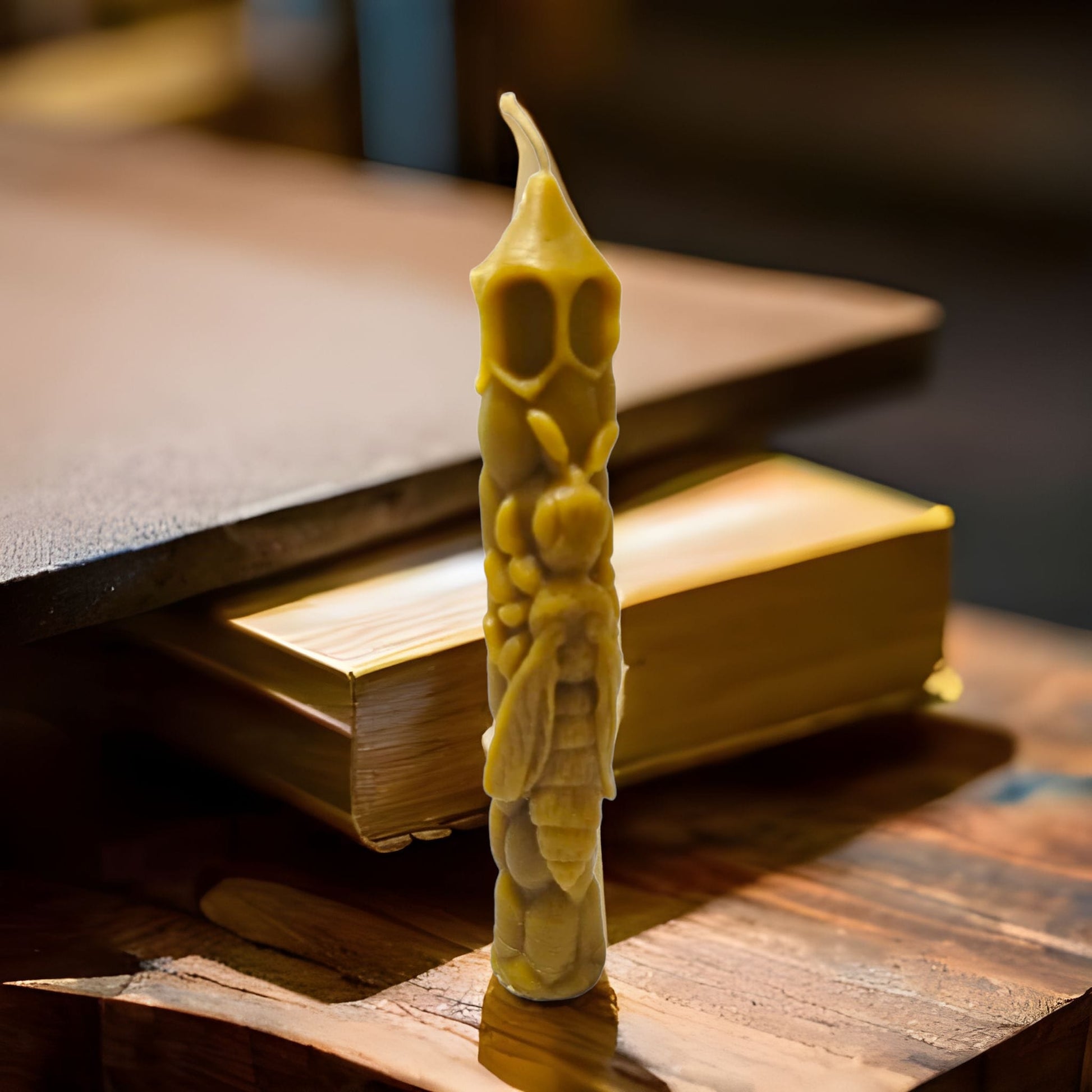 Honeycomb With Bee Candle-Donagh Bees