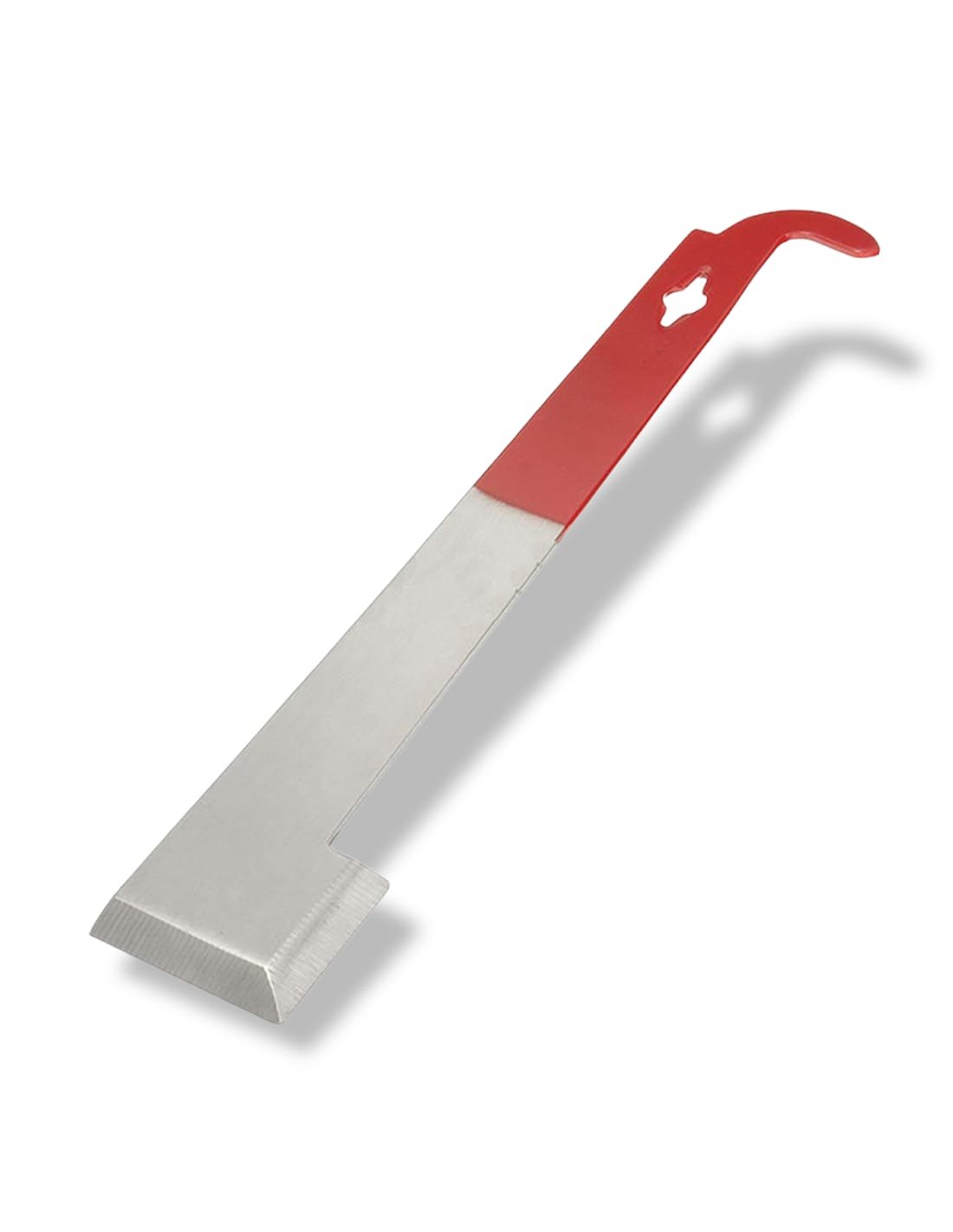J End Stainless Steel Half-Red Hive Tool-Donagh Bees