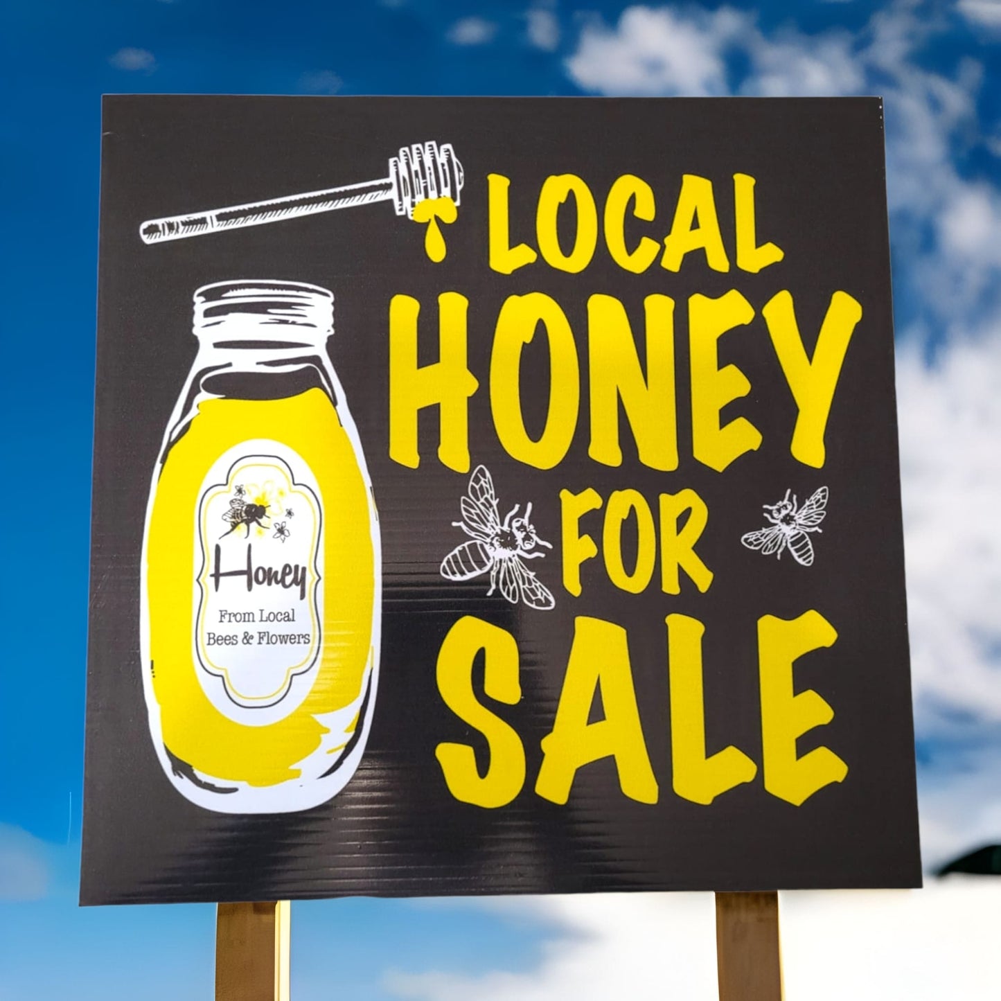 Local Honey For Sale Sign-Donagh Bees