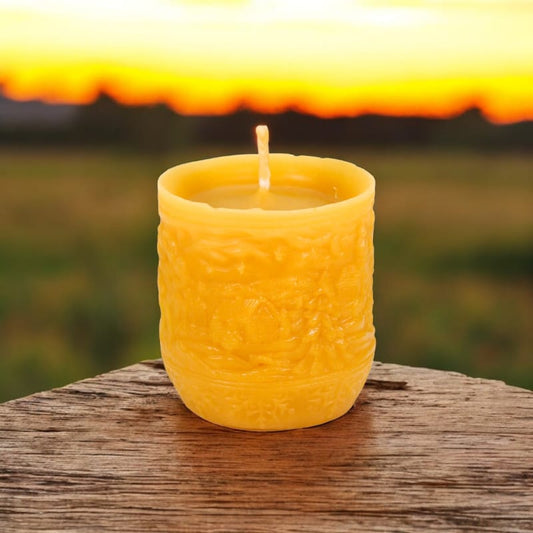 Winter Landscape Cylinder Candle