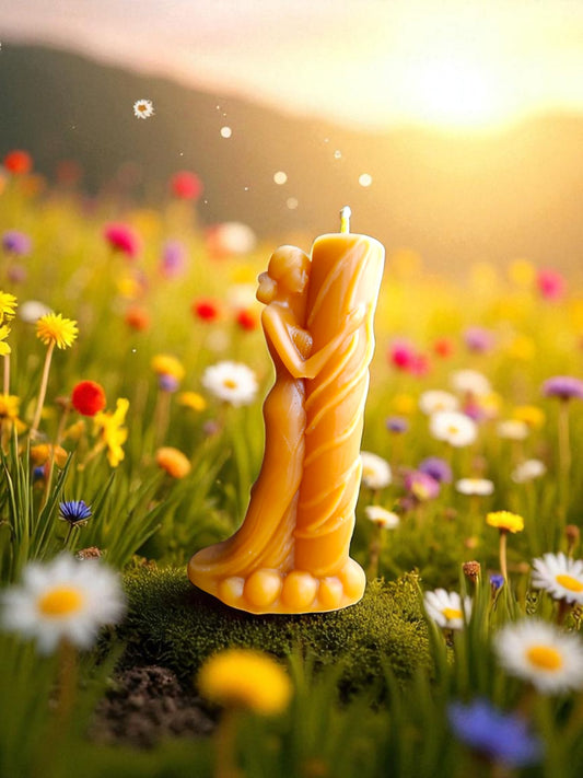 Elegant Wedding Dress Candle