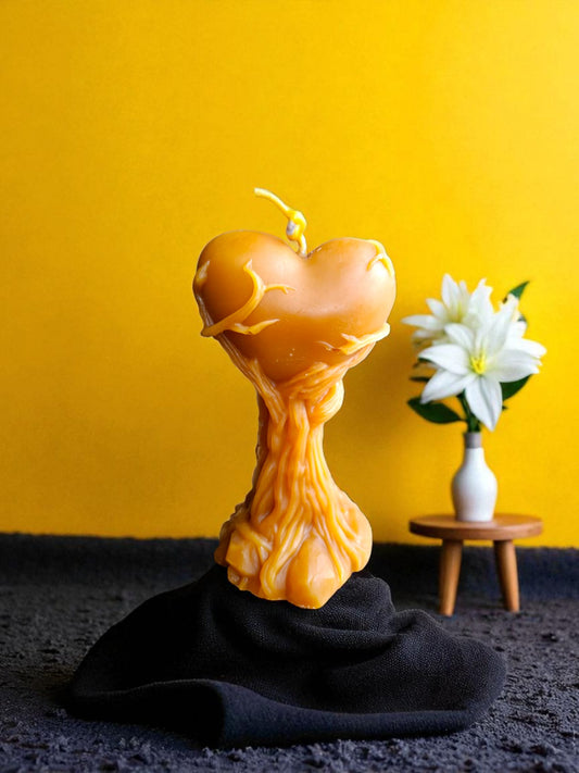Heart Tree Candle