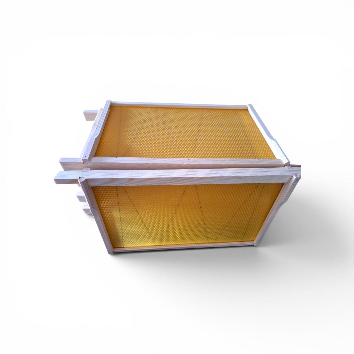 DN4 National Brood Frames Assembled with Foundation