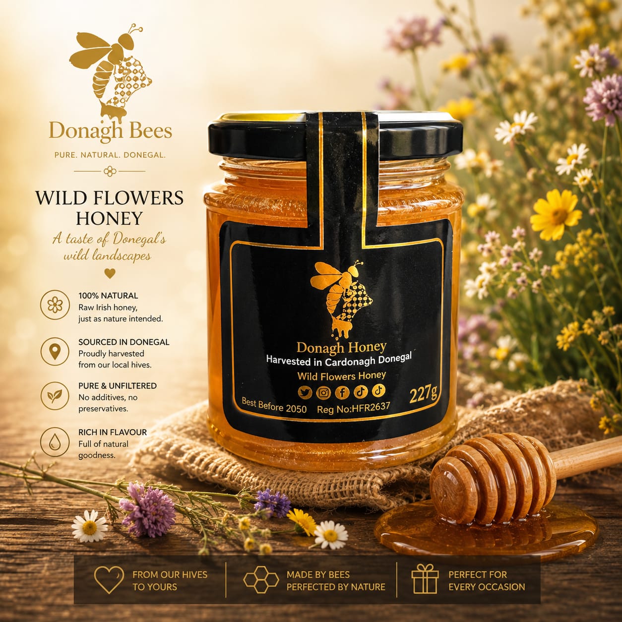 Wildflower Honey 227g