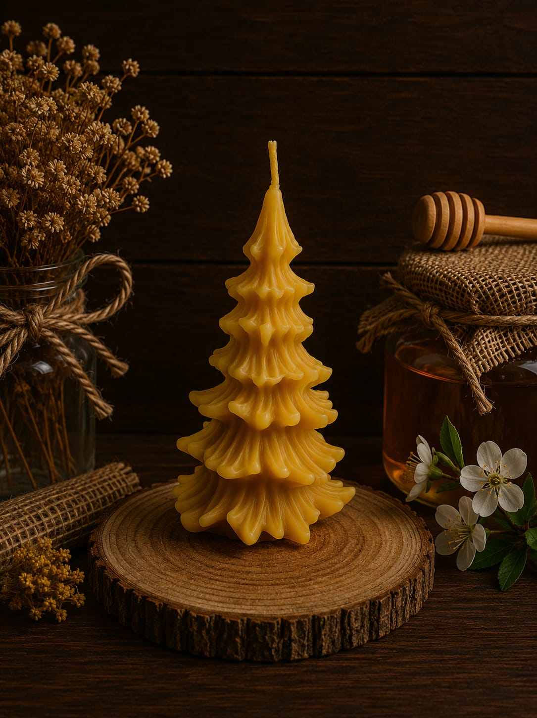 Christmas Tree Candle 1