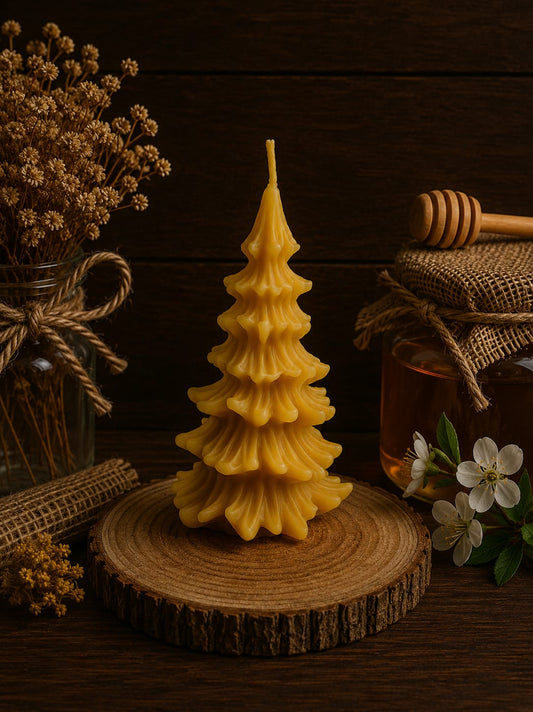 Christmas Tree Candle 1