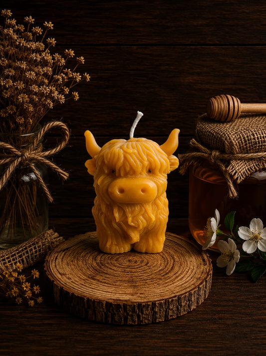 Scotland Highland Cow Candle