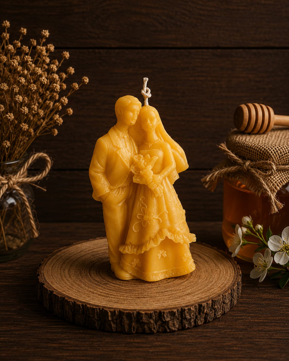 Newlywed Couple Candle