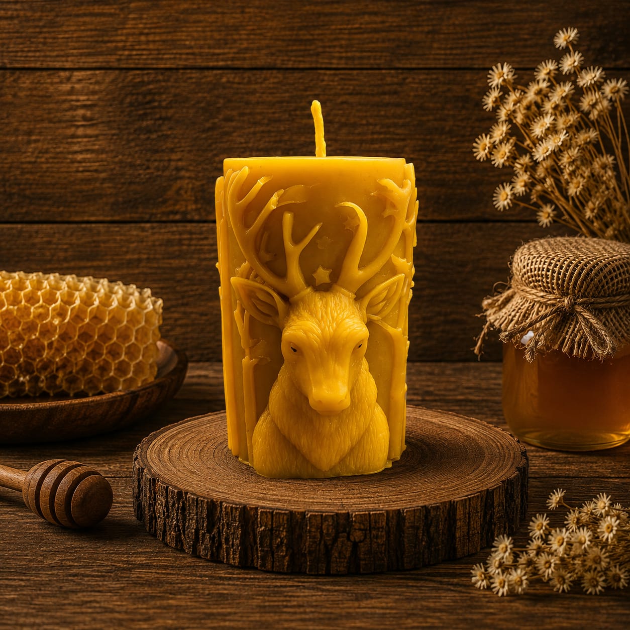 Elk Star Candle