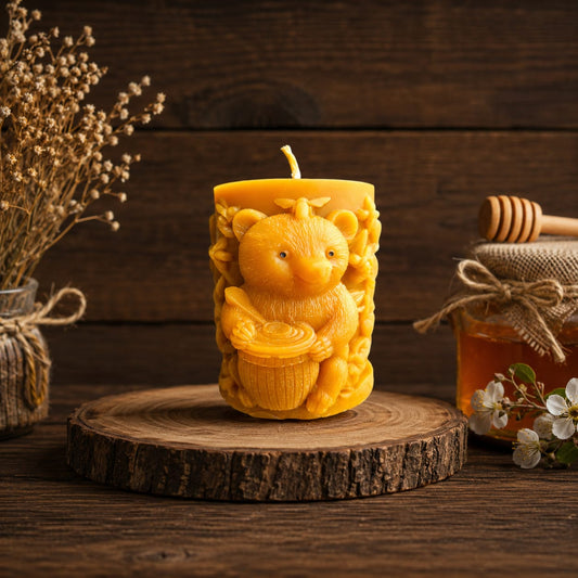 Bear & Bee Candle