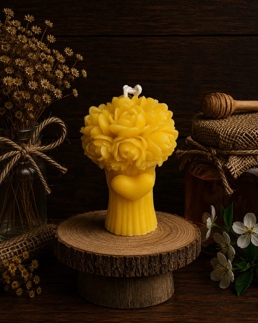 Love Bouquet Flower Candle