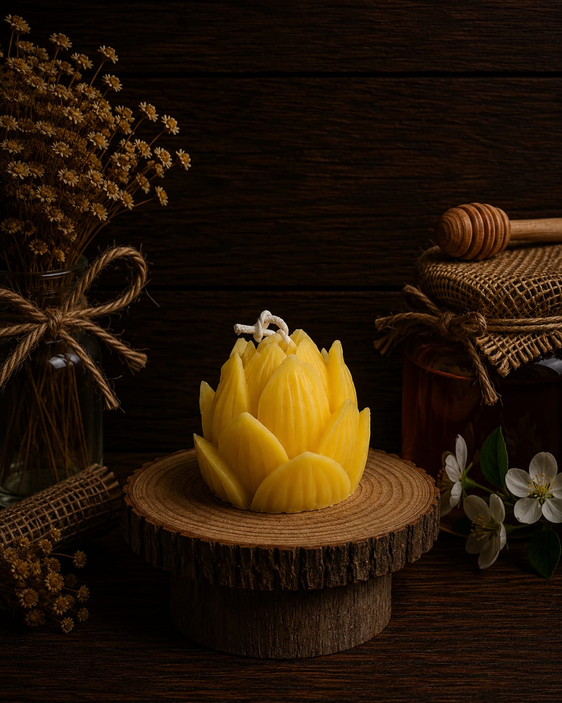 Lotus Flower Candle