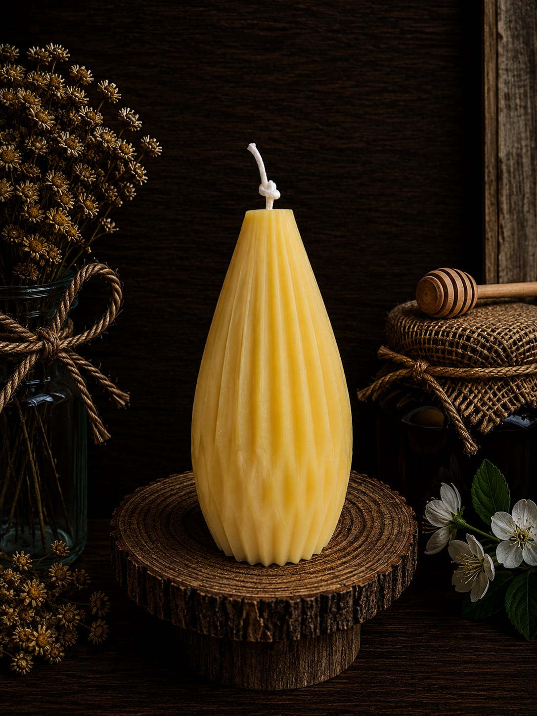 Bottle Geometric Candle