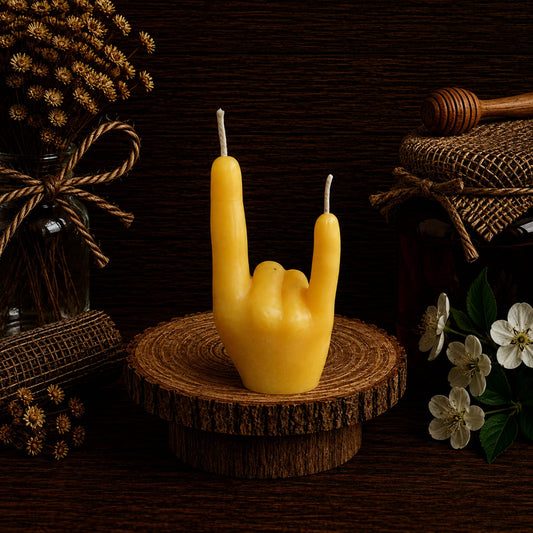 Hand-Shaped Candle