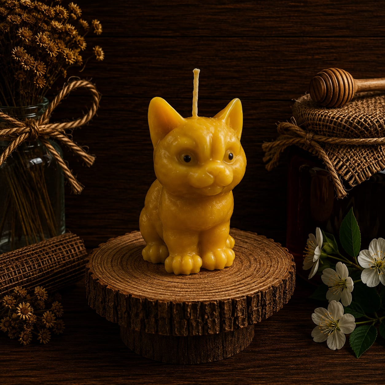 3D Cat Candle