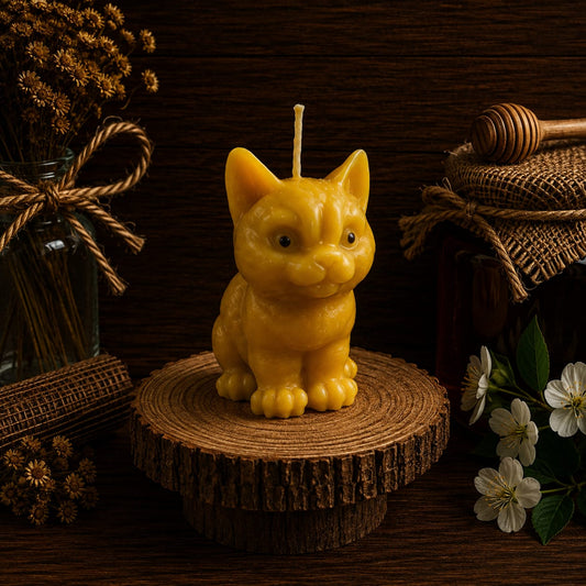 3D Cat Candle