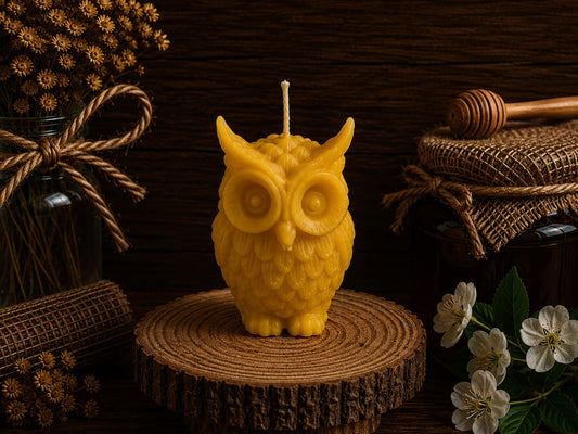 Owl Candle