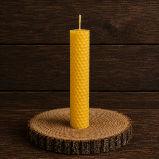Rolled Beeswax Candle