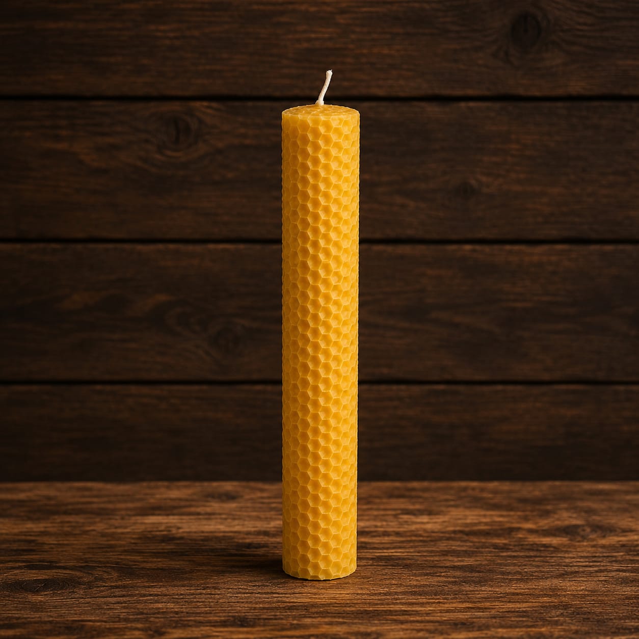 Rolled Beeswax Candle