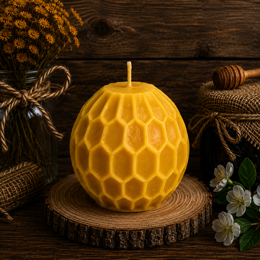 Honeycomb Ball Candle