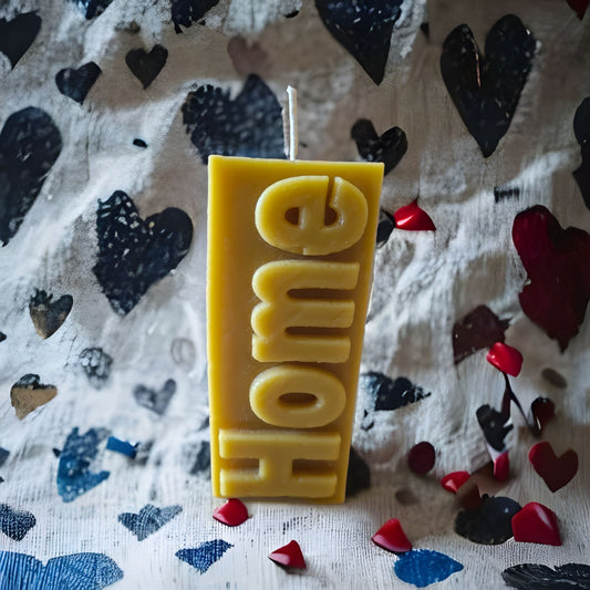 Home Beeswax Candle