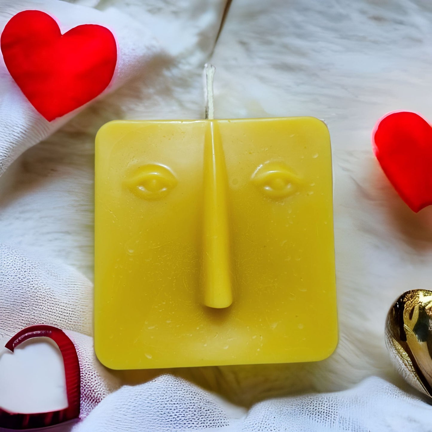 Abstract Human Face Candle