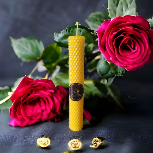 Rolled Beeswax Candle