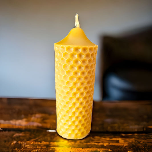 Honeycomb Cylinder Candle