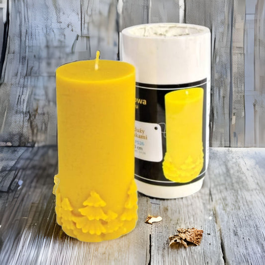 Cylinder Christmas Trees Candle Mold - Donagh Bees