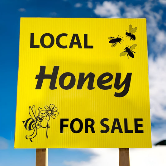 Local Honey For Sale Sign - Donagh Bees