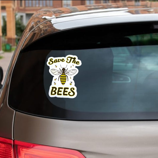 Save the Bees Car Sticker - Donagh Bees