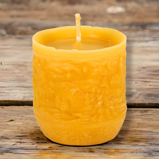 Winter Landscape Cylinder Candle - Donagh Bees
